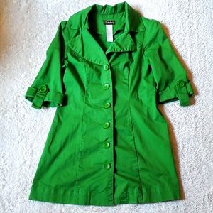 Green Trench Coat